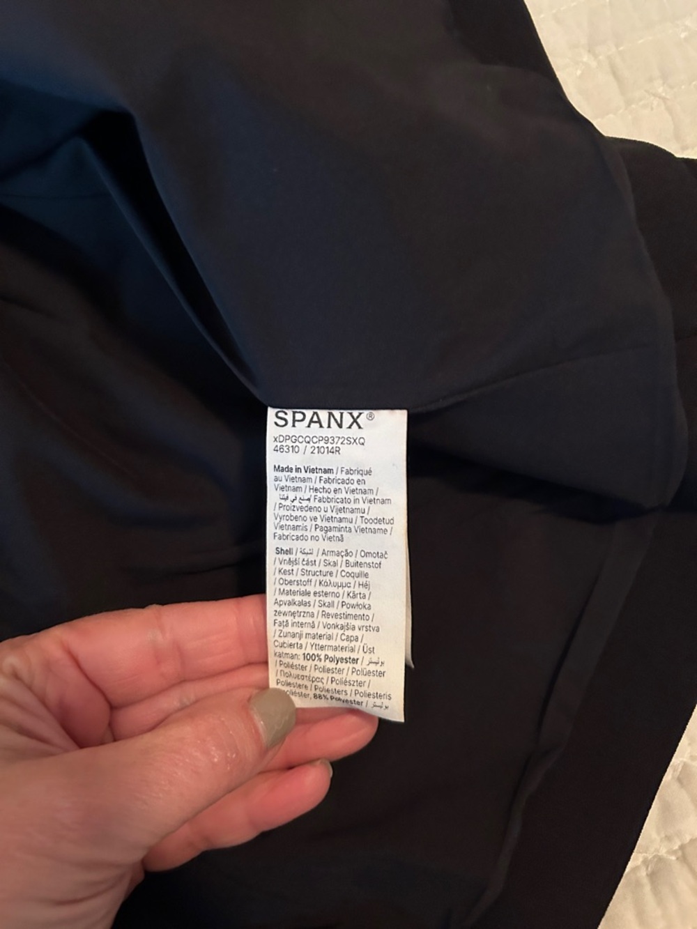 SPANX Black Single-Button Women's Blazer - Picture 4 of 6